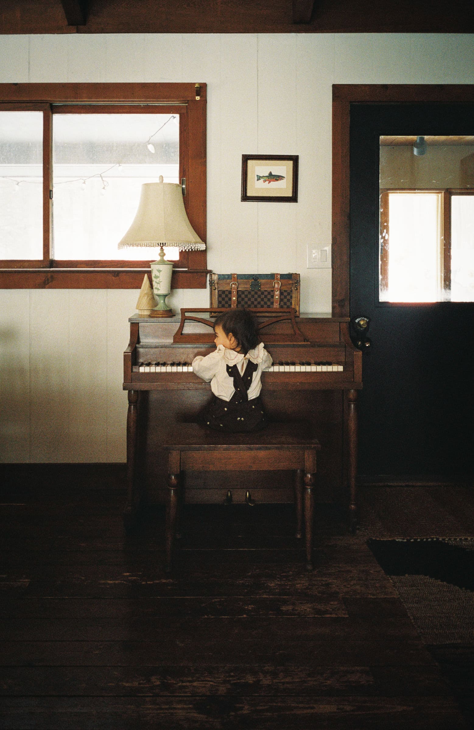 Little Girl at the piano